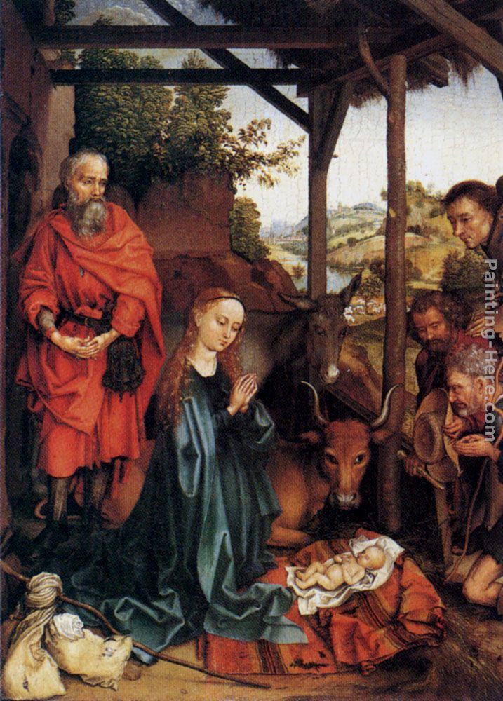 Martin Schongauer Adoration Of The Shepherds